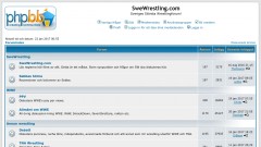 Skärmdump av SweWrestling